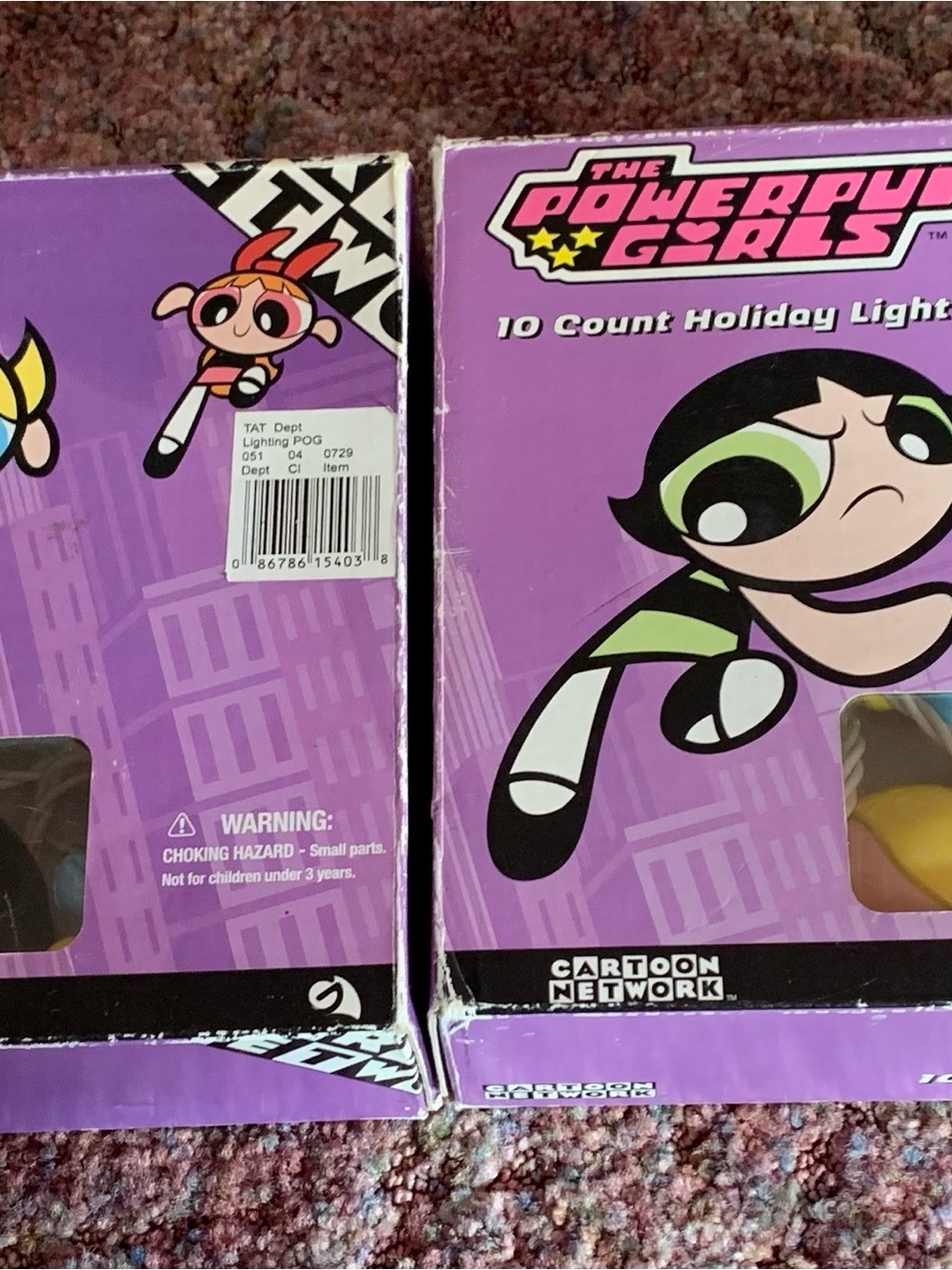 Vintage The Powerpuff Girls 10 Holiday Lights